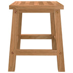 Taburete escalón madera maciza nogal 29x22,5x25,5 cm