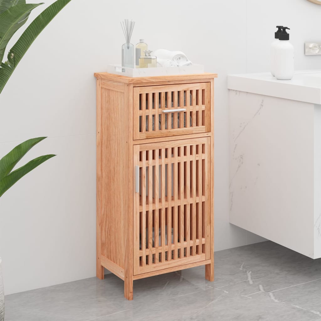 Solid walnut bathroom cabinet 42x29x182 cm