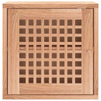 Mueble de pared madera maciza nogal 42x18x42 cm