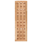 Estante de pared madera maciza nogal 49x15x49 cm