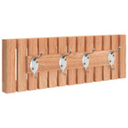 Perchero de pared madera maciza de nogal 42x8,5x14 cm