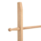 Toallero escalera madera maciza de nogal 170 cm
