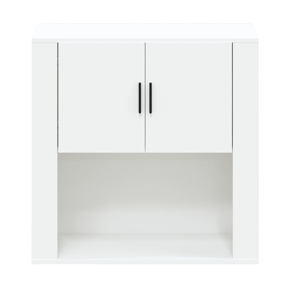 Armario de pared madera contrachapada blanco 80x33x80 cm