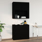 Armario de pared madera contrachapada blanco 80x33x80 cm
