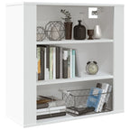 Armario de pared madera contrachapada blanco 80x33x80 cm