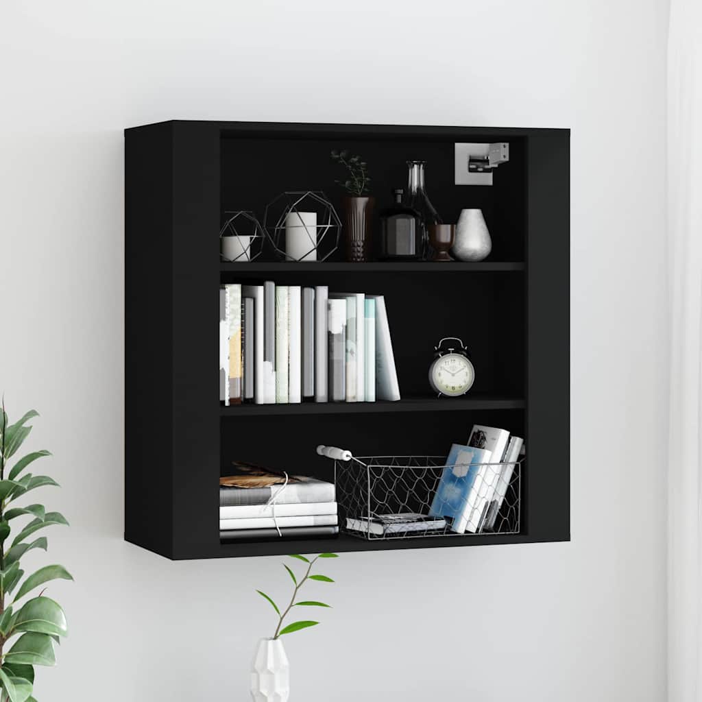 Armario de pared madera contrachapada blanco 80x33x80 cm