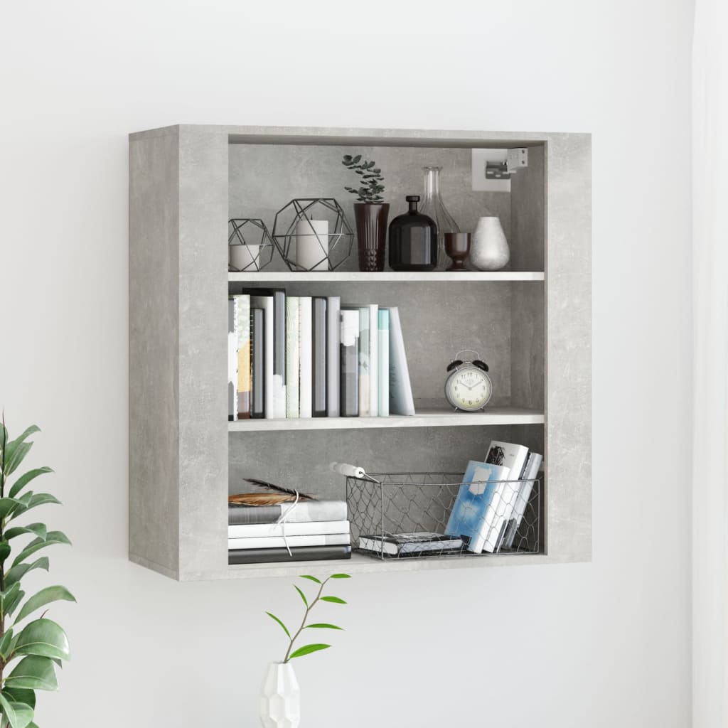 Armario de pared madera contrachapada blanco 80x33x80 cm