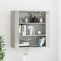 Armario de pared madera contrachapada blanco 80x33x80 cm