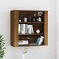 Armario de pared madera contrachapada blanco 80x33x80 cm