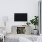 Mueble de TV madera maciza mango marrón y negro 100x33,5x46 cm