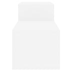 Mueble zapatero madera contrachapada blanco 150x35x45 cm