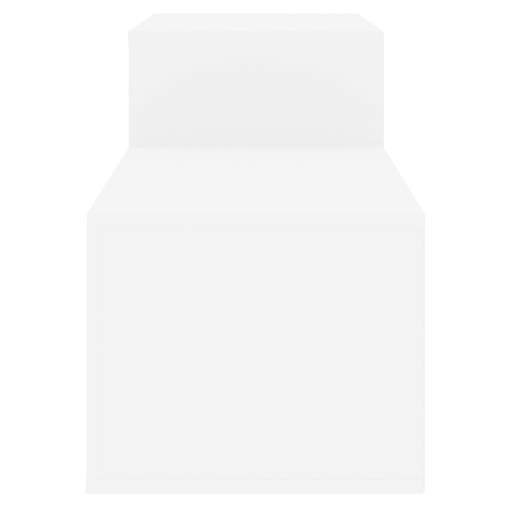 Mueble zapatero madera contrachapada blanco 150x35x45 cm