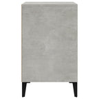 Mueble zapatero madera contrachapada gris hormigón 102x36x60 cm