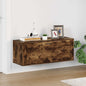 Shoe cabinet plywood high gloss white 100x35x38 cm