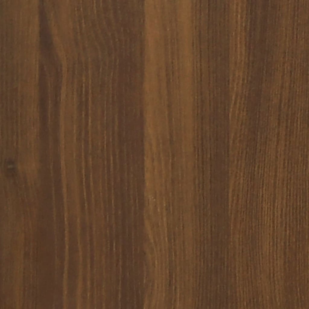 Mueble para TV madera contrachapada marrón roble 160x35x55 cm