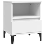Mesita de noche color blanco 40x35x50 cm