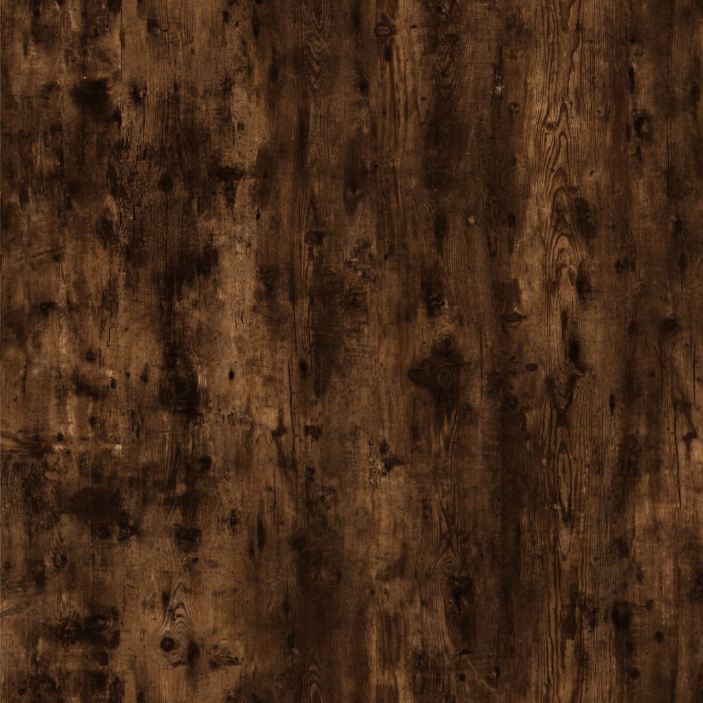 Mesita de noche roble ahumado 40x35x50 cm
