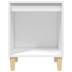 Mesitas de noche 2 unidades color blanco 40x35x50 cm