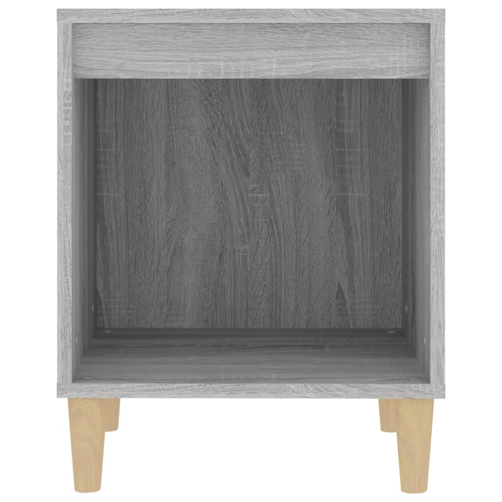 Mesitas de noche 2 unidades gris Sonoma 40x35x50 cm