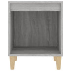 Mesitas de noche 2 unidades gris Sonoma 40x35x50 cm