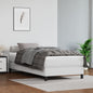 White bed frame without mattress 180x200 cm engineered wood