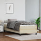 White bed frame without mattress 180x200 cm engineered wood