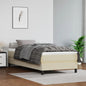 White bed frame without mattress 180x200 cm engineered wood