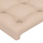 Cabecero Capuchino 100x5x118/128 cm Piel Sintética