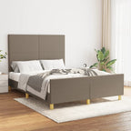Cama con cabecero madera de ingeniería blanca 90x190 cm