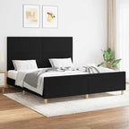 Cama con cabecero madera de ingeniería blanca 90x190 cm