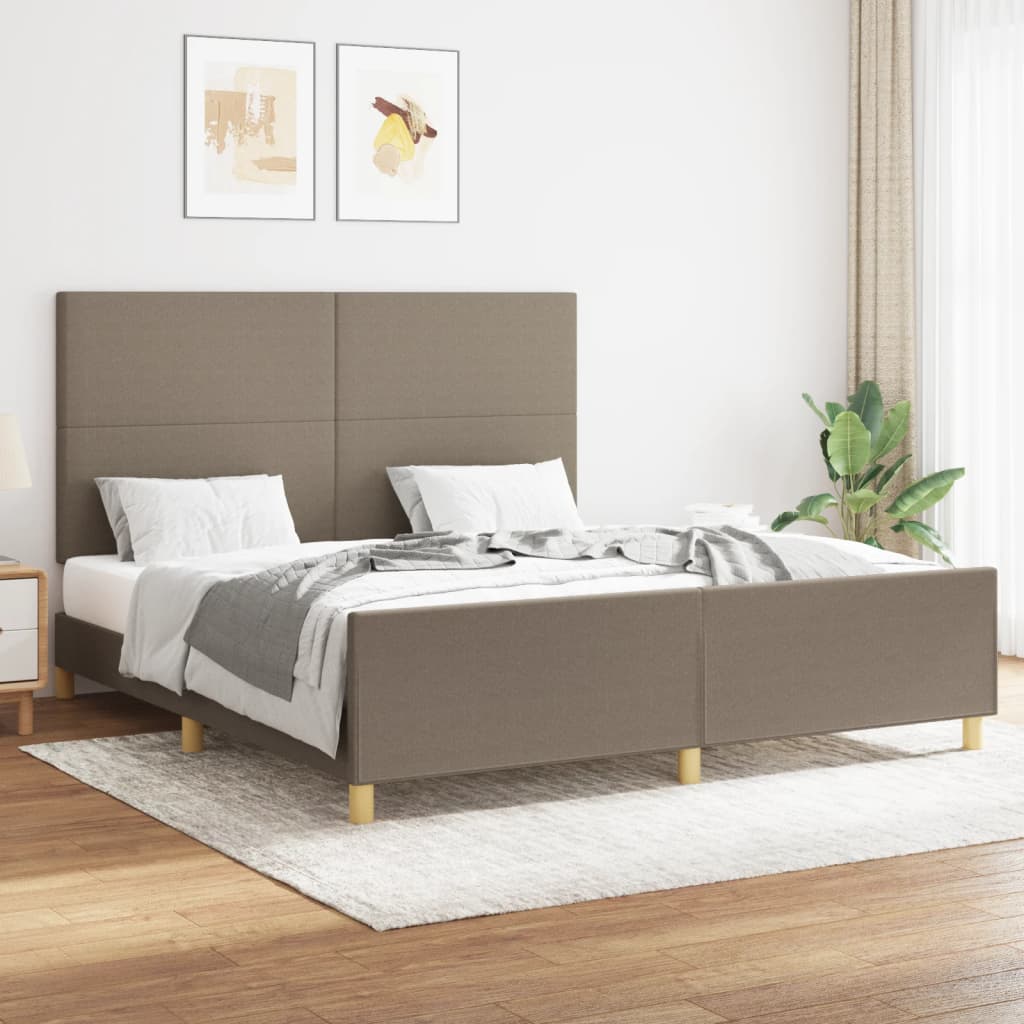 Cama con cabecero madera de ingeniería blanca 90x190 cm