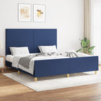 Cama con cabecero madera de ingeniería blanca 90x190 cm
