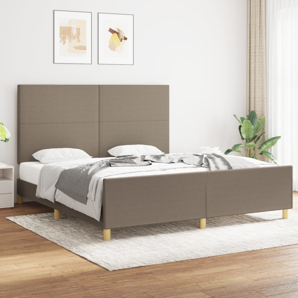 Cama con cabecero madera de ingeniería blanca 90x190 cm