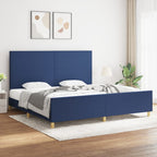 Cama con cabecero madera de ingeniería blanca 90x190 cm