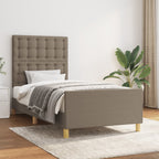 Cama con cabecero madera de ingeniería blanca 90x190 cm