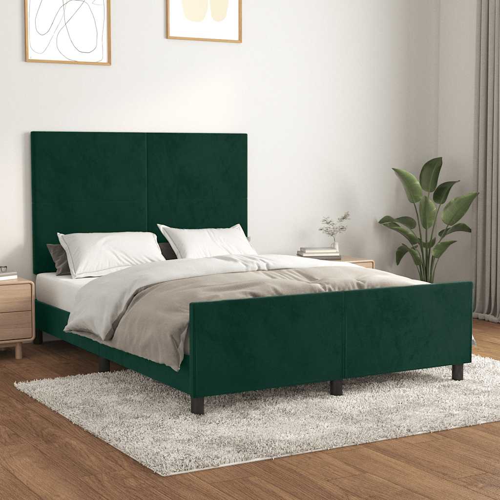 Cama con cabecero madera de ingeniería blanca 90x190 cm