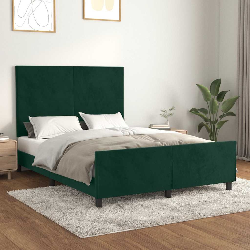 Cama con cabecero madera de ingeniería blanca 90x190 cm