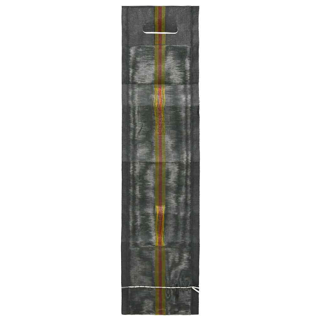 Sacos de arena 10 unidades HDPE verde oscuro 103x25 cm