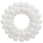 Corona de Navidad poliestireno azul 45 cm