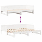 Cama abatible de día 203,5 x 184 x 56,5 cm