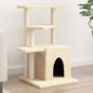 Cream Sisal Cat Scratching Post 83.5 cm