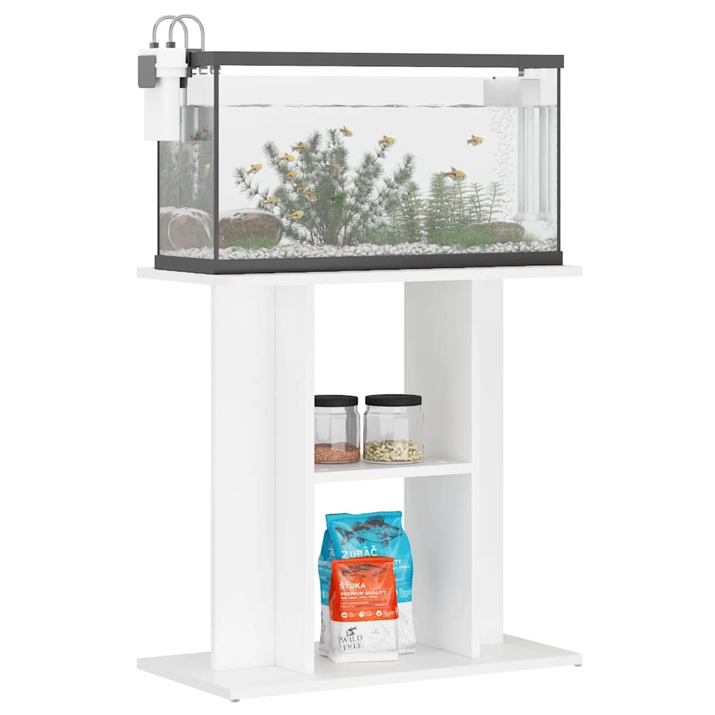 Soporte para acuario madera de ingeniería blanco 60x30x60 cm