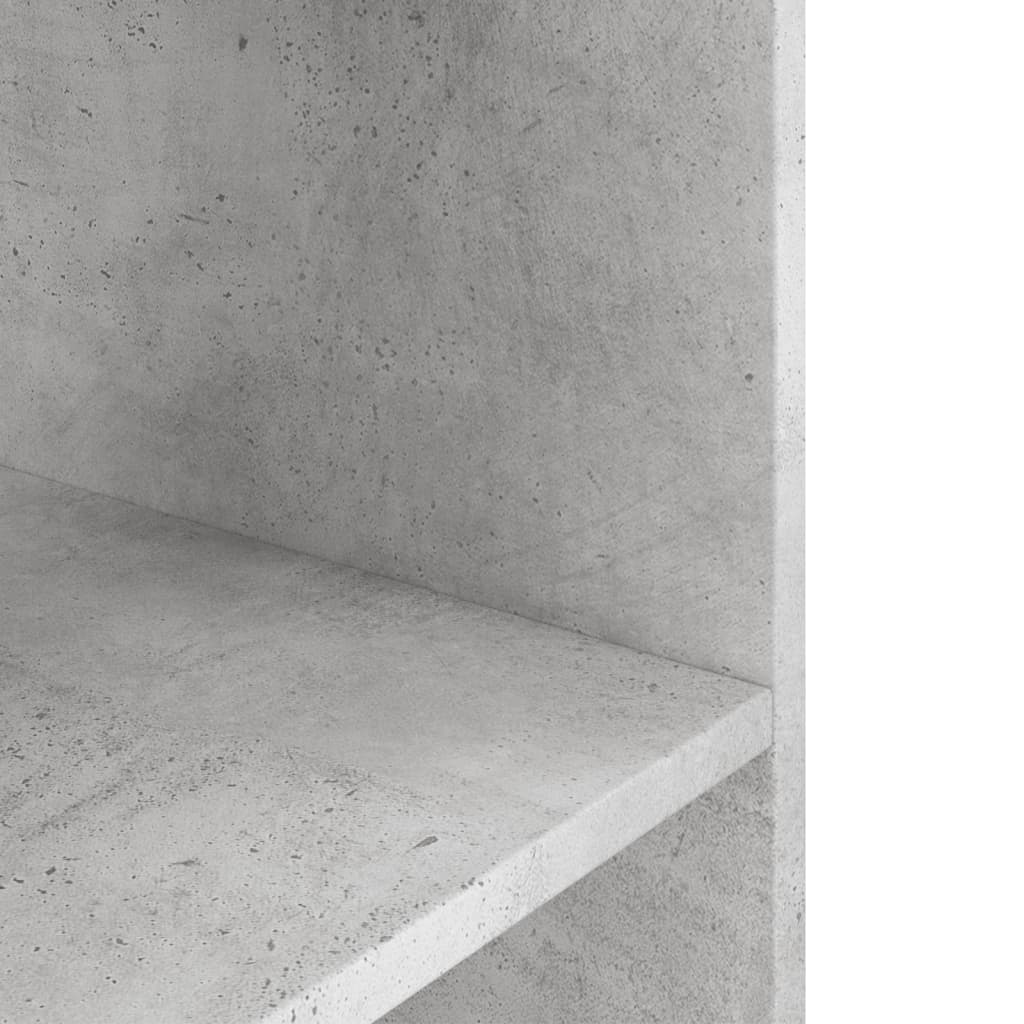 Soporte para acuario de hormigón gris 60x30x60 cm de madera sintética