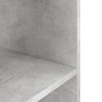 Soporte para acuario de hormigón gris 60x30x60 cm de madera sintética