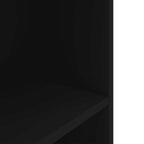 Soporte para acuario madera de ingeniería negro 80x35x60 cm