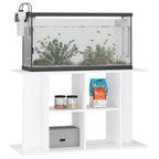 Soporte para acuario madera de ingeniería blanco 100x40x60 cm