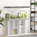 Soporte para acuario madera de ingeniería blanco 100x40x60 cm