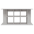 Soporte para acuario madera ingeniería gris Sonoma 120x40x60 cm