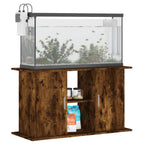 Soporte de acuario madera ingeniería roble ahumado 101x41x58 cm