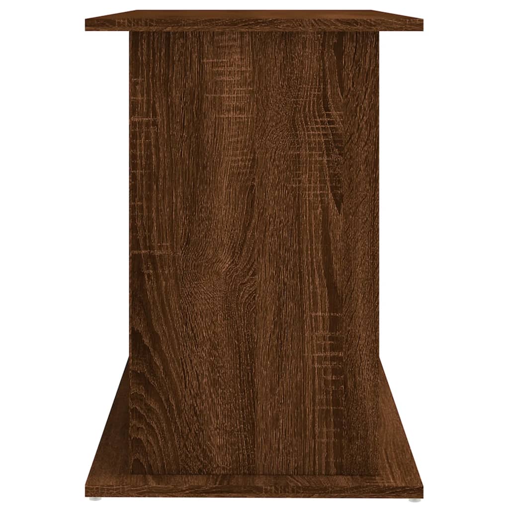 Soporte de acuario madera ingeniería marrón roble 101x41x58 cm